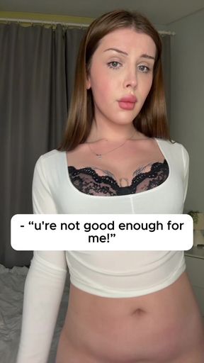 I'm teasing you with my trans cock