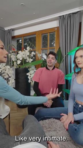 Captivating moment from &quot;SWAP4K. Our favourite way to have fun is to seduce girls and humiliate their boyfriends&quot;
