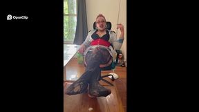 boss s fantasy: sexy secretary trans findom ass worship