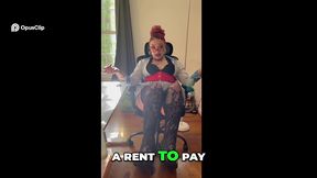 boss s fantasy: sexy secretary trans findom ass worship
