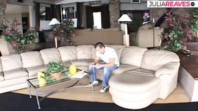 Latina milf plays with big nips before getting anal fucked hard
