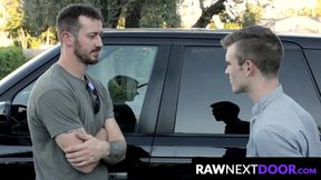 RawNextDoor.com - Mark Long's wild threesome with two hotties and butt play galore