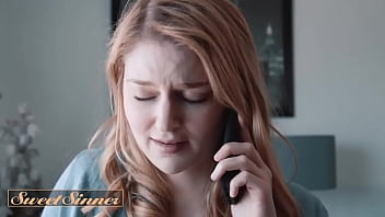 SWEET SINNER - Ginger Hottie Gets Fucked In All Positions On Her Professor&#039_s Bed And Gets His Cum All Over Her Pussy
