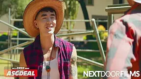 Stud Countryboy Works On Twink Asian Helpers Cock - Breaking Frontiers Pt 1 14 Min