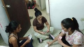 Game Loser Is Given the Full Treatment by Step-mom and Step-sister