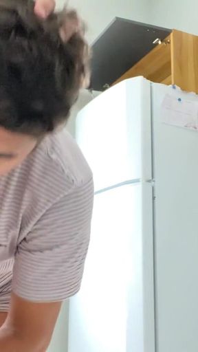 EATING THE LITTLE BITCH ON THE STAIRS