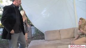 Stepmom letting boyfriend fuck her big tits stepdaughter