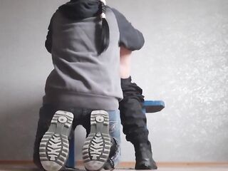 My lesbo student performs analinctus for a nice grade