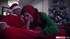 Dad Gave Me His Cock For Xmas With Levi Rhodes And Pierce Paris