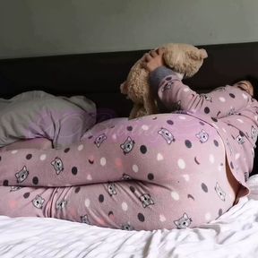 Relaxing in PJs and farting (Full 5 mins video on my Onlyfans)