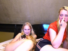 Blonde Teen Girls Lesbian Fun