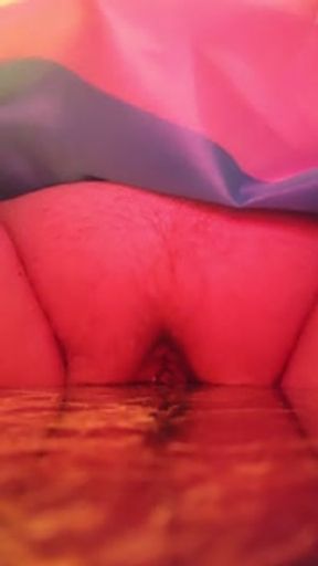 Rubbing one out on end table corner