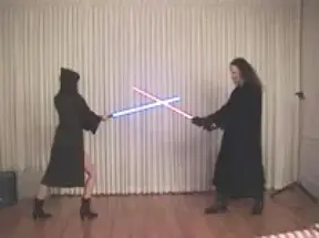 Diana Prince in Saber Duel!