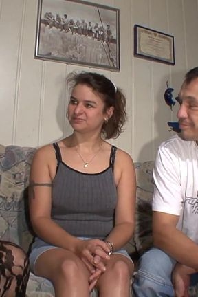 Older German Couple Hot Sex with New Young Neighbor Threesome Creampie