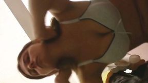 Busty teen Lory demonstrates her curvy body in lingerie