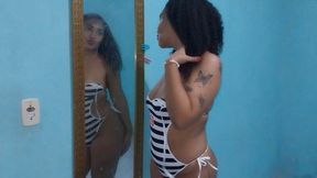 Tasting erotic fantasy thong of Bandida 69