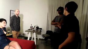 the whore is found in the department and gives her a lesson to educate her 9