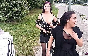 Real amateur changing room ffm threesome, public scand