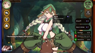 The Impregnation of the Elves Blonde elf getting domined by giant orc