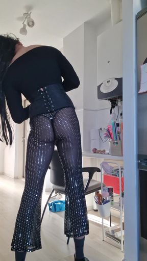 Sissy self loving masturbation