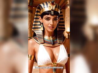 Queen Cleopatra Worships Your Penis - POV Oral, Wild Riding & Doggy, Giant Facial Explosion (AI Generated)