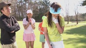 Golfing lessons in exchange for a couple of cumshots