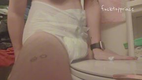 Diapered toilet edging