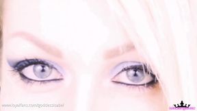 Sweet  Angel - captivate - eyes fetish - eyes fixation - eyes obsession - blue eyes - mental domination - meditation - JOI - blonde goddess