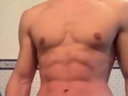 Big soft  cock - thick large cock - Japanese guy jelqing big balls