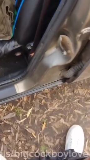 Memorable moment from &quot;Cruise Slut Stranger Fights Daddy&#039;s Big Cock on the Track&quot;