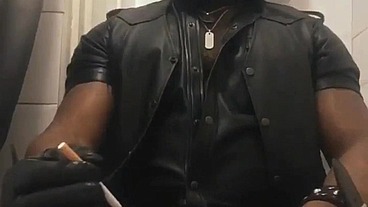 Masked Smoking Leather Muscle