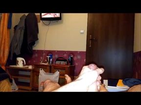 Impressive Balkan Guy Squirts Semen All Over The Place