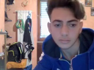 Italian Student Boy With Big Cock, Sexy Round Fit Ass On Cam