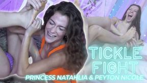 Tickle Fight Princess Natahlia vs Peyton Nicole 4k