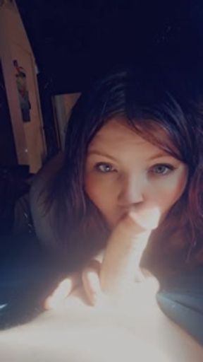 BBW morning blowjob