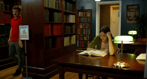 Making move to bang this gorgeous TS librarian