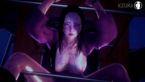 Anime Babe Nezuko Kamado Gets Juicy with Intense Fucking Machine Sex - Uncensored 3DHentai Action