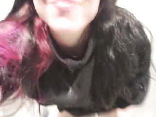 Nerdy Gal Sneaks Into The Chaps's Room And Uses The Urinal Backwards
