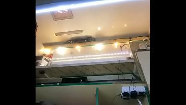 Hot milf in pearl thongs gives POV bang