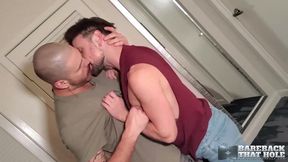 Bareback that hole hunks Drew Dixon and Parker Logan bareback