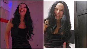 Futanari dom after party spit, snot and sex