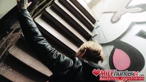 MILF hunter fucks skinny Vicky Hundt hard! (GERMAN)