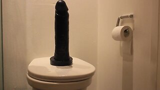 Mr. Hankey's Big Daddy Large 14 inch dildo taken all the way