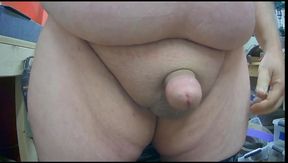 Jerking and Shooting Huge Load in My Shop