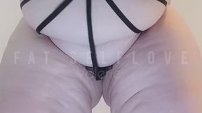 BBW Giantess Teases You Then Crushes You with Her Hanging Breasts â€“ Shrunken POV Fantasy