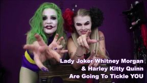 Lady Joker Whitney Morgan & Harley Kitty Quinn Are Going To Tickle YOU