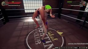 Joe Curr VS Helena (Naked Fighter 3D)