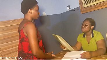 Lesbian queen catches her new wife licking another girl's pussy in a