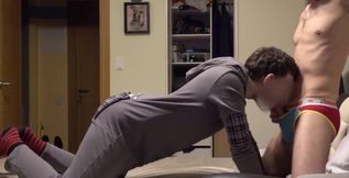 Our Third Porn Video. Fucking Pretty Hard My BF, He Is in Furry Rabbit Costume, I&#039;m in Sexy Aussiebum Underwear