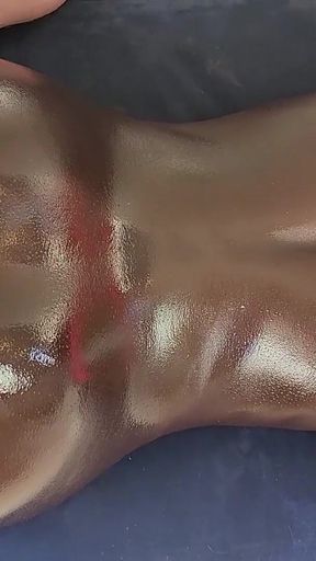 Oiled up My Hot Sudanese Friend